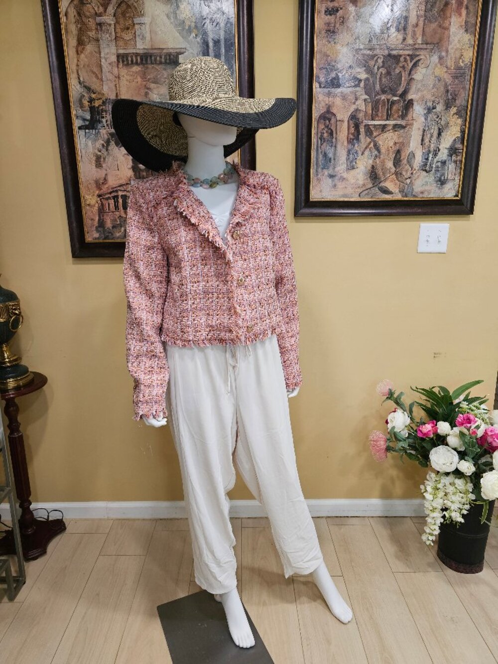 Walter Baker Blazer, Alice Jacket, size XL, color Mango Tweed, size XL